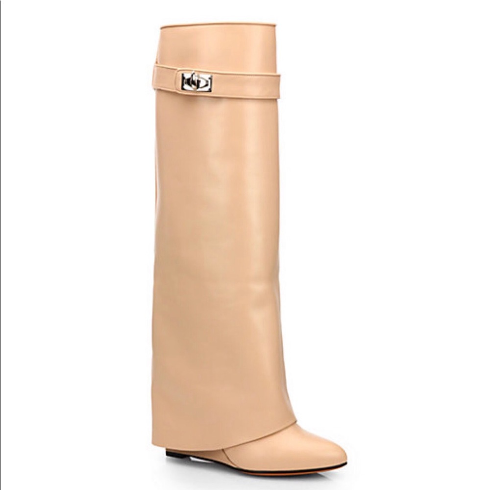 Leather boots